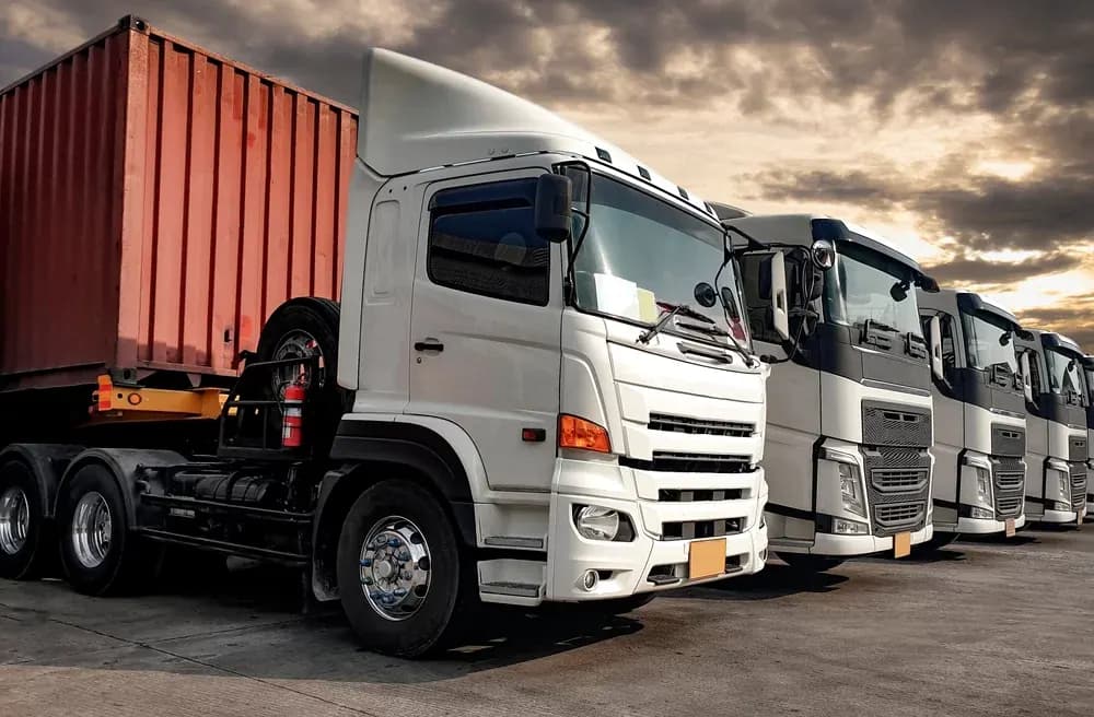 Sachin Gold truck loaded for dispatch